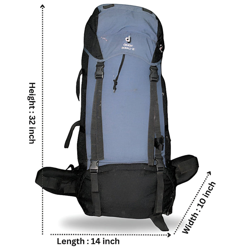 Imported Deuter (60L) Hiking Backpack – Expandable, Durable & Comfortable