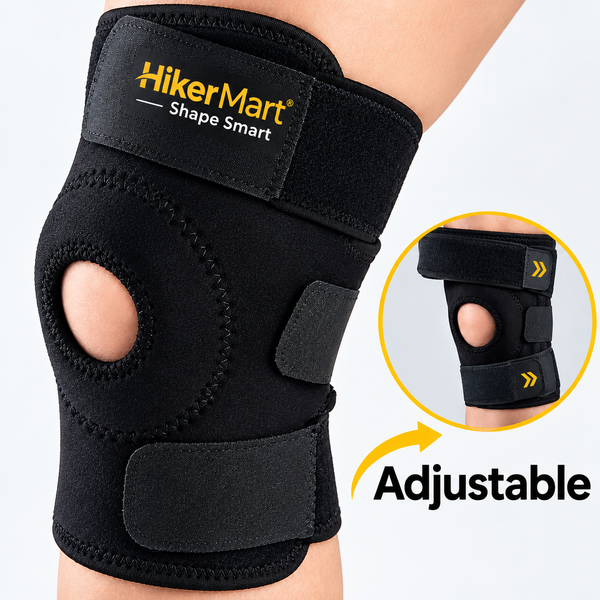 HikerMart® Knee Brace Support Belt with Adjustable Compression for Joint Pain Relief