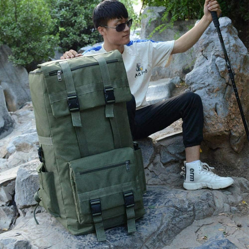 Imported FLYIFE 120L Hiking Backpack Camping Large Trekking Rucksack Mountaineering