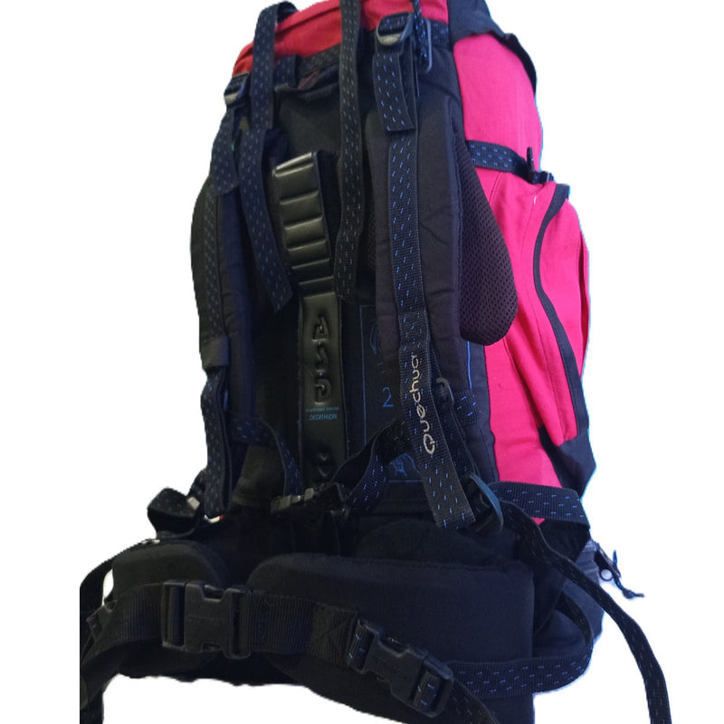 Quechua Forclaz 60L Trekking Backpack – Red/Black