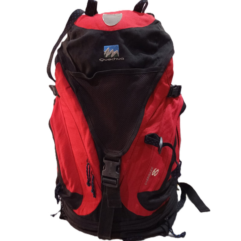 Quechua Forclaz 60L Trekking Backpack – Red/Black
