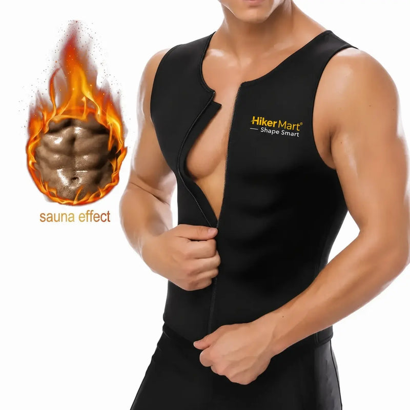 Hot Shapper Zipper Shirt with Belt For Men | HikerMart