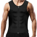 Men's Slimming Vest Zip-Up Shaper | Sweat Vest for Effective Weight Loss