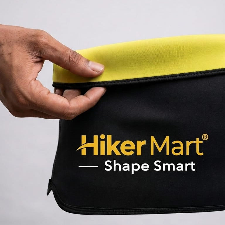 HikerMart® Sweat Slimming Belt for Men & Women – Hot Shaper Belly Fat Burner