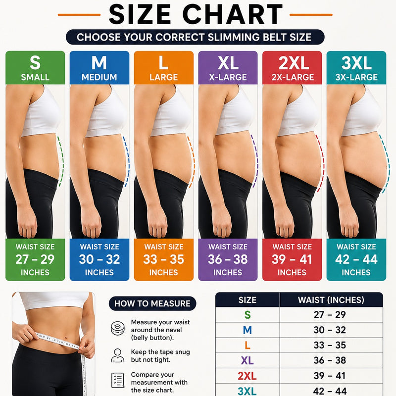 ZIPPER HOT SHAPER SLIMMING BELT | HIKERMART